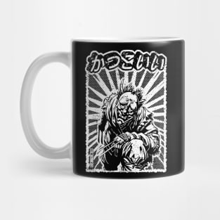 Ninja retro Japanese style for Otaku and Geek Mug